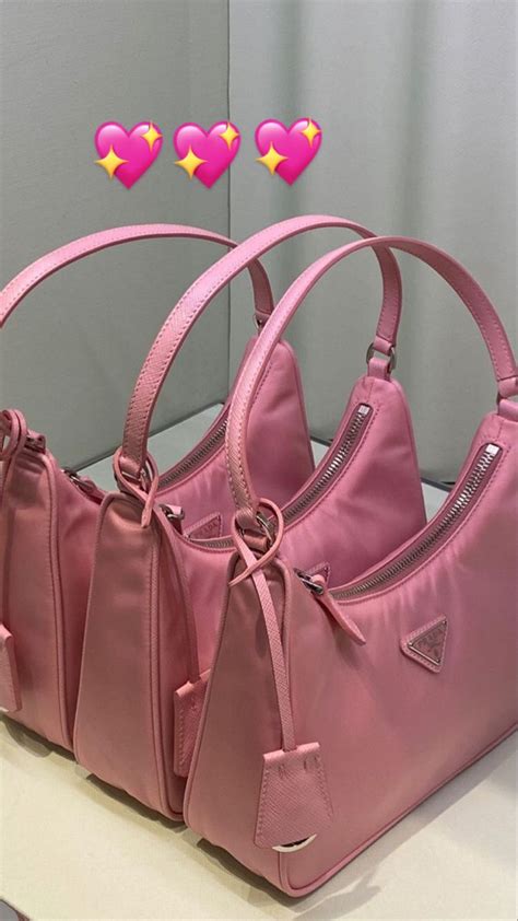 pink prada purses|pink fluffy Prada bag.